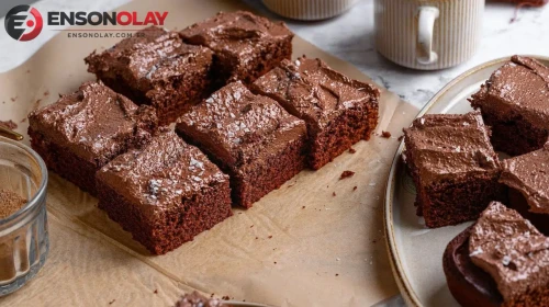 Çikolata krizine son : Ev yapımı beyaz çikolatalı brownie tarifi