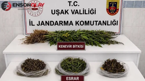Uşak'ta kaçakçılık ve uyuşturucu operasyonu