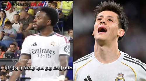 Vinicius Jr'dan Arda Güler'e pas tepkisi: Ortaya çıkan görüntü viral oldu