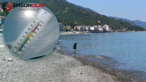 Herkes serinlemek için sahile koştu, karşılaştıkları su şaşkına çevirdi