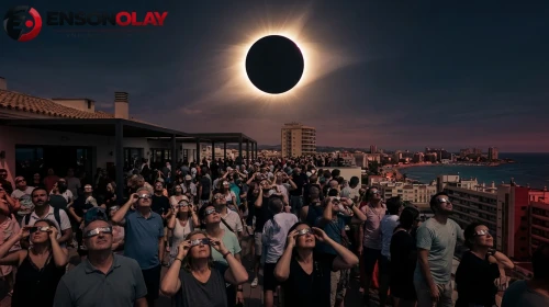 Bir buçuk dakikalık güneş tutulması, yüz binlerce turisti peşinden sürükledi: İspanya'da gecelik otel fiyatı 900 avroya çıktı
