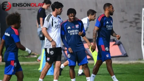Lyon, Fenerbahçe maçı öncesi son antrenmanını yaptı