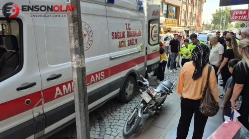Konya’da çalınan motosikletini durdurmak isterken yaralandı