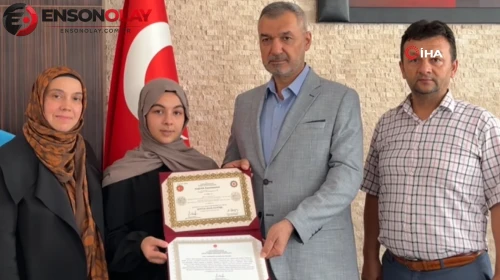 11 ayda hafızlığını tamamladı