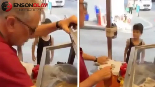 Lahmacuncu, çocuğu için 2 lahmacun isteyen anneyle anlaşamayınca sinir krizi geçirdi!