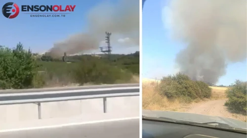 Çanakkale’de yangın! Otluk alanda başladı, ormanlık alana sıçradı