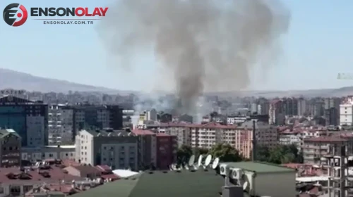 Kayseri'de korkutan ot yangını: 6 dönümlük alan küle döndü
