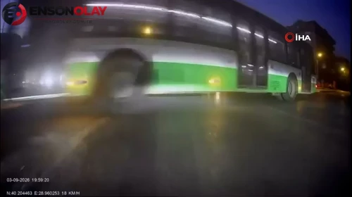 Trafikte kural ihlali yapan otobüs şoförü umursamaz bir tavırla: "Ne olacak, cezamızı öderiz"