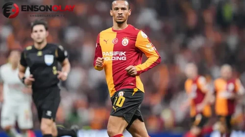 Galatasaray'da Leroy Sane iddiası : Yedek kalmasına tepki gösterdiği öne sürüldü