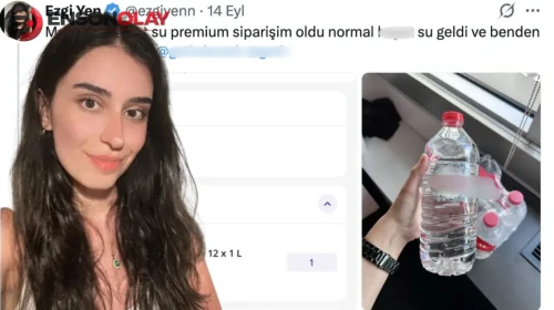 X'teki su siparişiyle gündem oldu: 'Neden normal su gönderdiniz?!'