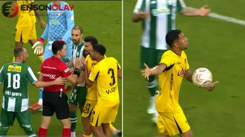Bursaspor - İstanbulspor maçında olay karar: Yan hakem, taçtan ofsayt verdi
