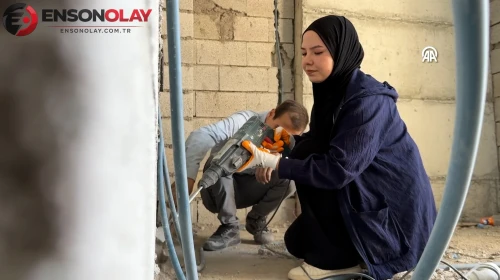 12 yaşındayken babasının yanında çalışmaya başladı: Kahramanmaraş'ın ilk kadın elektrik ustası oldu
