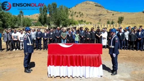 Bingöl'de görev sırasında kalp krizinden ölen güvenlik korucusu defnedildi