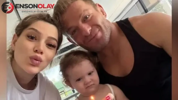 İsmail Balaban ve İlayda Şeker kızları İlis'in 1. yaşını kutladı