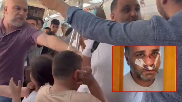 Marmaray’da yolcu tartışması büyüdü: Saldırgan tutuklandı
