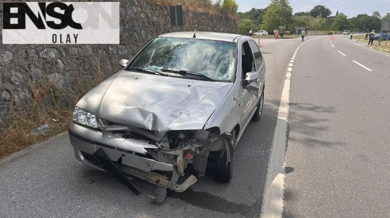 D-650'de otomobil ile elektrikli bisiklet çarpıştı: 1 ölü