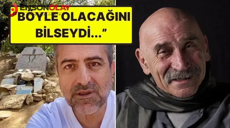 Tuncel Kurtiz'in mezarının son hali gündem oldu!
