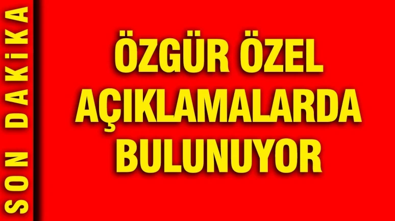 Özgür Özel: Yeni Parti, İlk Seçime Kadar Ana Muhalefet Partisi Olacak!