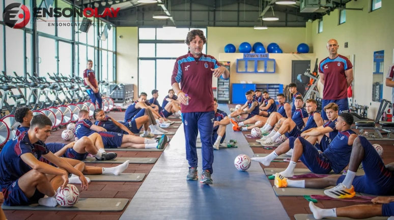 Trabzonspor, 2022-2023 sezonu için antrenmanlara hız kesmeden devam ediyor