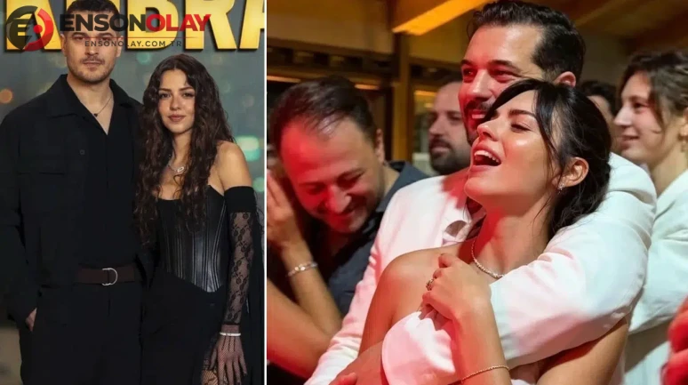 Çağatay Ulusoy ve Aslıhan Malbora'nın düğünde paylaştığı romantik an: Aşk dolu anlar!