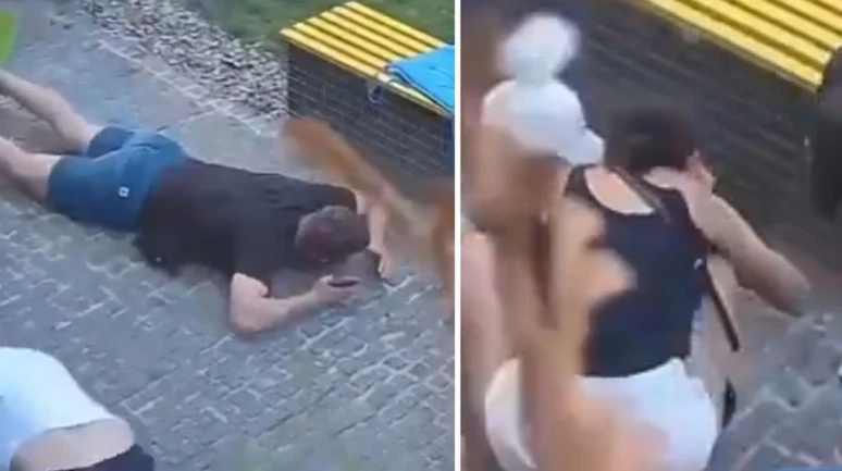 Rus füzeleri düştü! Park bir anda savaş alanına döndü