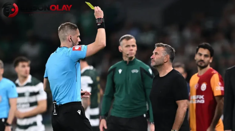 Sporting maçındaki hakem kararlarına Okan Buruk'tan sert tepki!