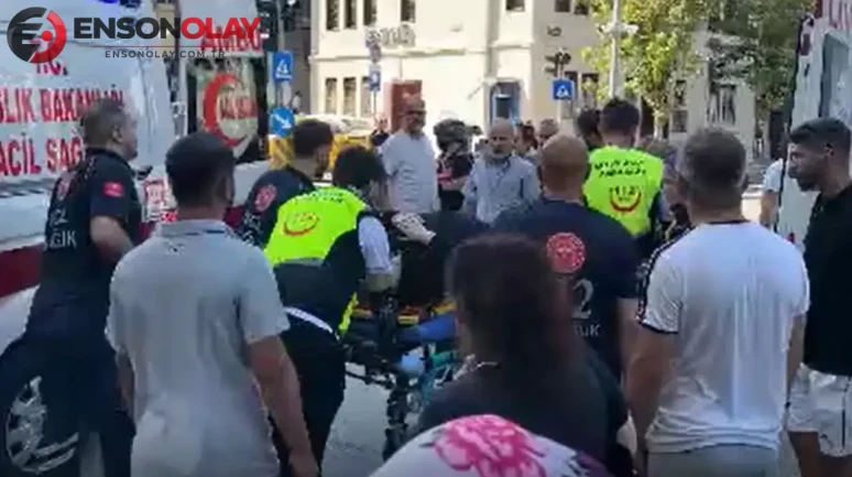 Samsun'da kucağındaki torunuyla yolun karşısına geçen kadına otomobil çarptı