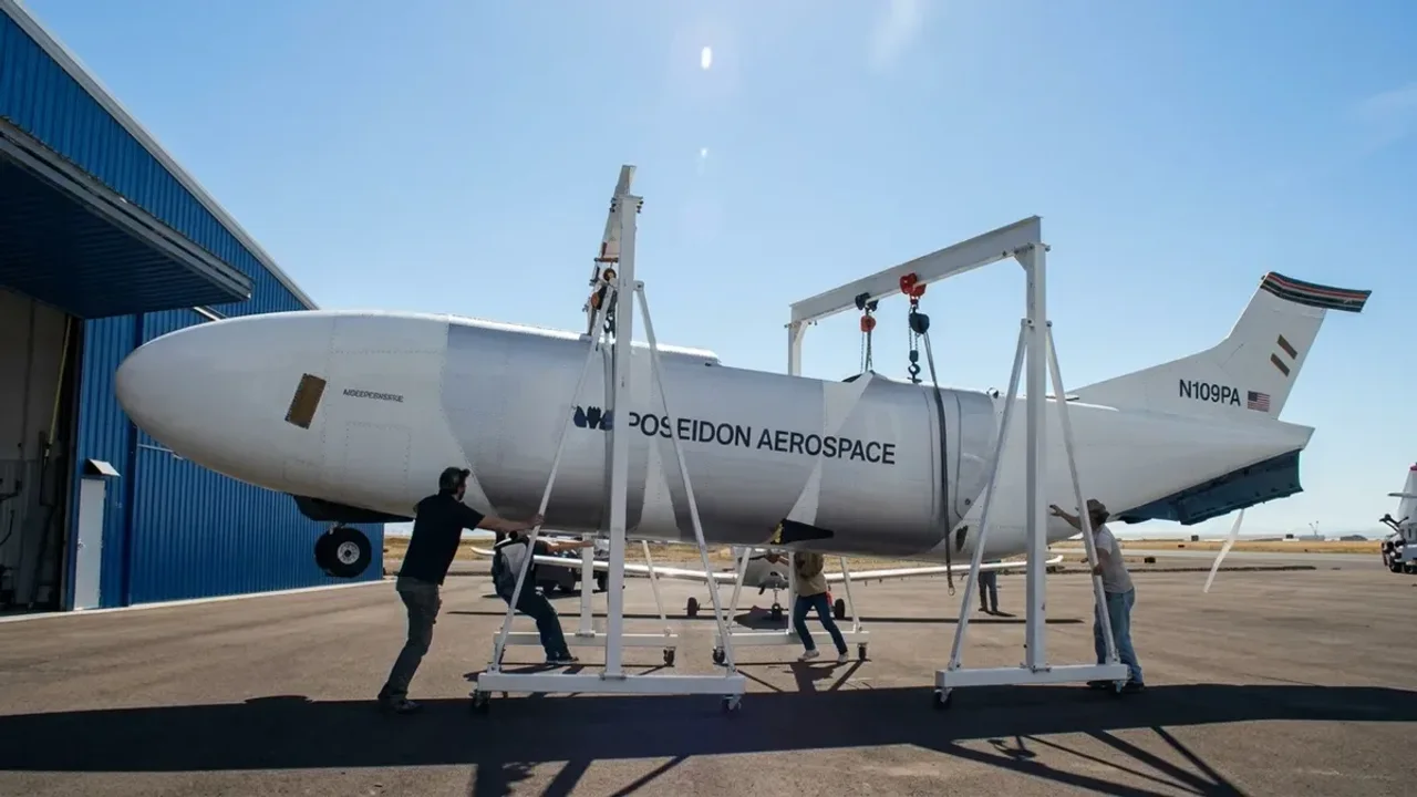 1.814 Kilogram Yük Taşıyan Dev Otonom Kargo Drone'u Tanıtıldı — Poseidon Aerospace Egret, otonom kargo uçağı, insansız hava aracı, kargo drone kapasitesi, otonom havacılık teknolojileri