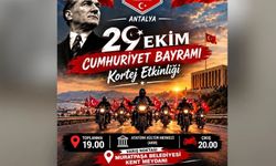 Antalya’da 29 Ekim coşkusu iki teker üzerinde yaşanacak