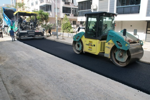 Turgutlu Türkmen Yolunda asfalt çalışmaları başladı