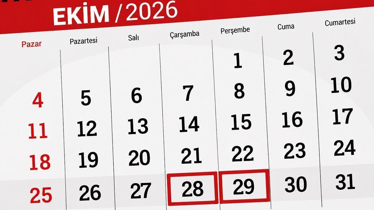 28 EKİM YARIM GÜN TATİL Mİ? 28 Ekim resmi tatil mi, hangi güne denk geliyor?