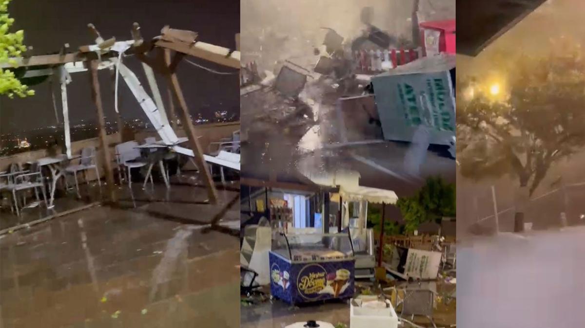 4 işçinin ölümüne neden olmuştu! Seyir terasında korku dolu anlar kamerada