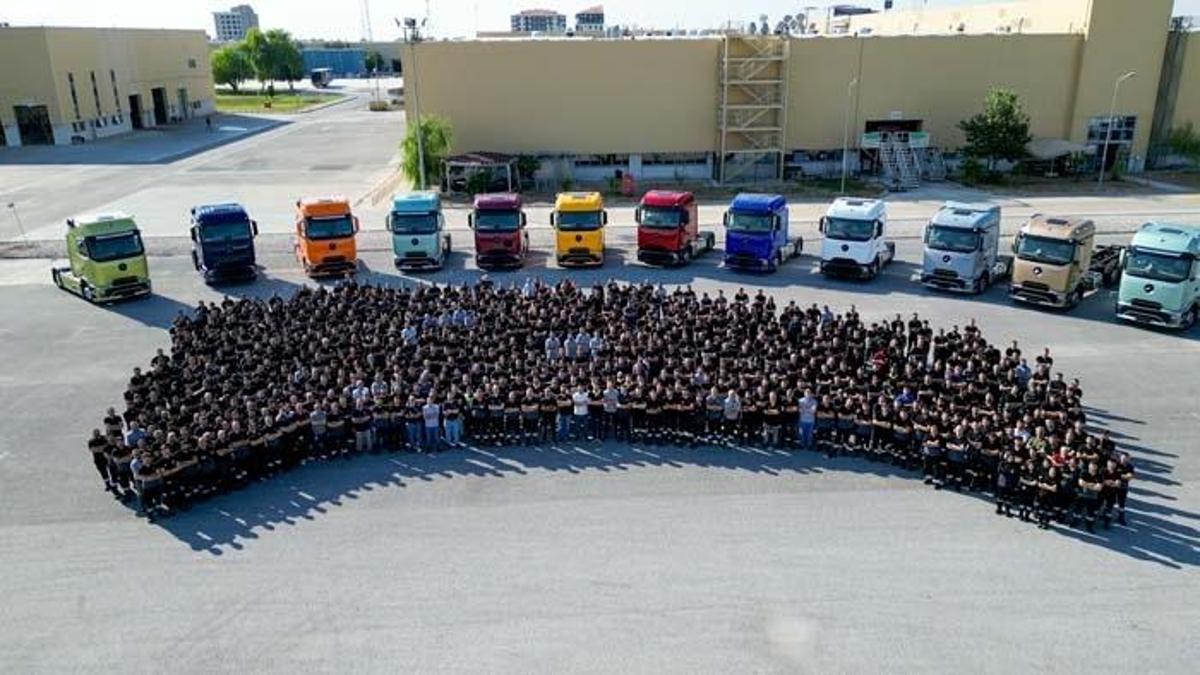 40 yılda 415 bini aşkın kamyon üretti