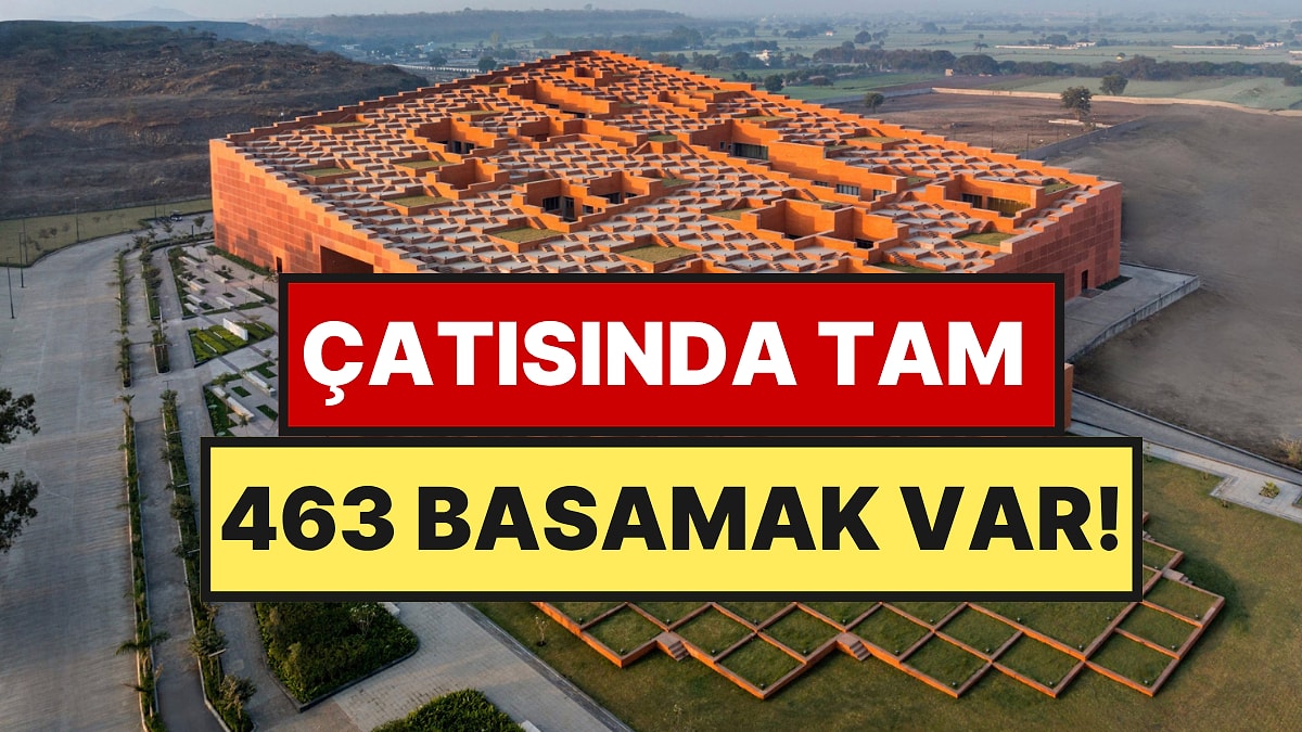5 Katlı Binanın Çatısını 463 Basamakla Doldurdular