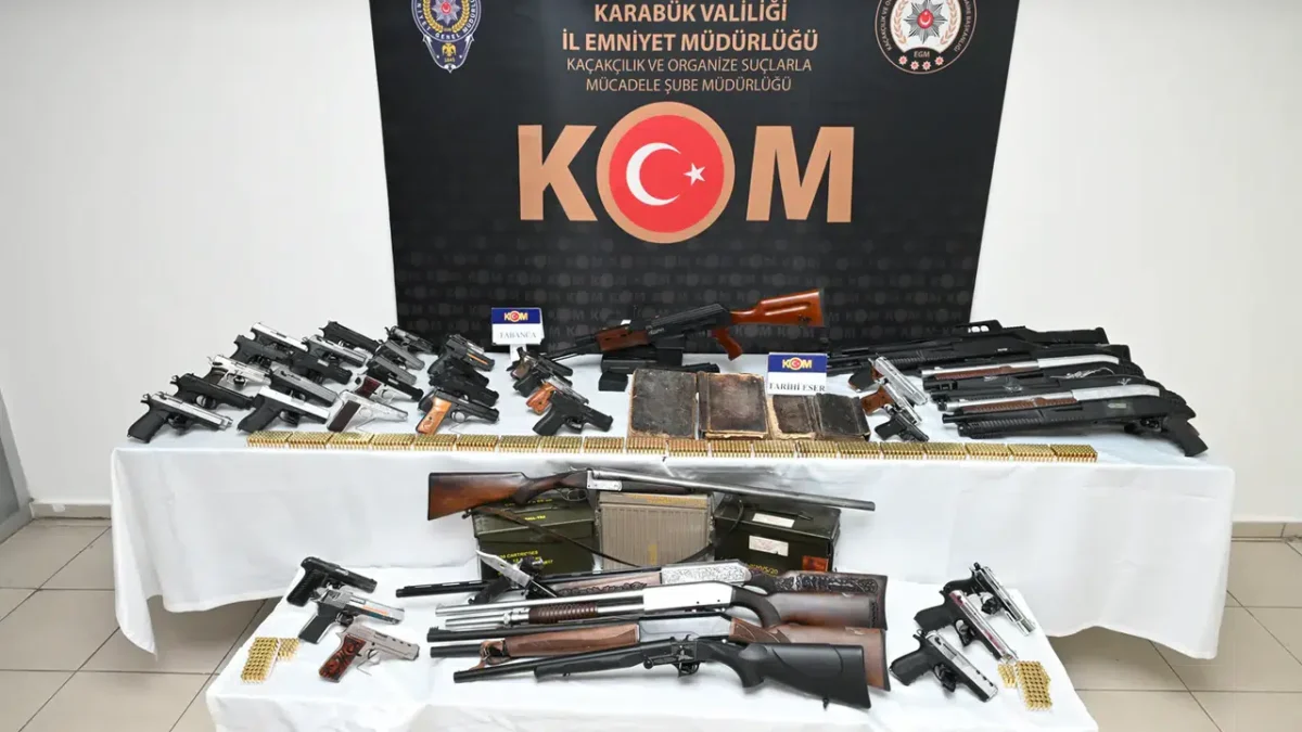 Karabük ve Bartın’da Silah Kaçakçılığı Operasyonu