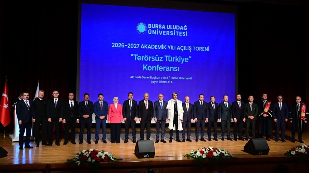 Bursa Uludağ Üniversitesi'nden ilk ders, 'Terörsüz Türkiye'