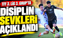 TFF 3. Lig 3. Grup’ta disiplin sevkleri açıklandı