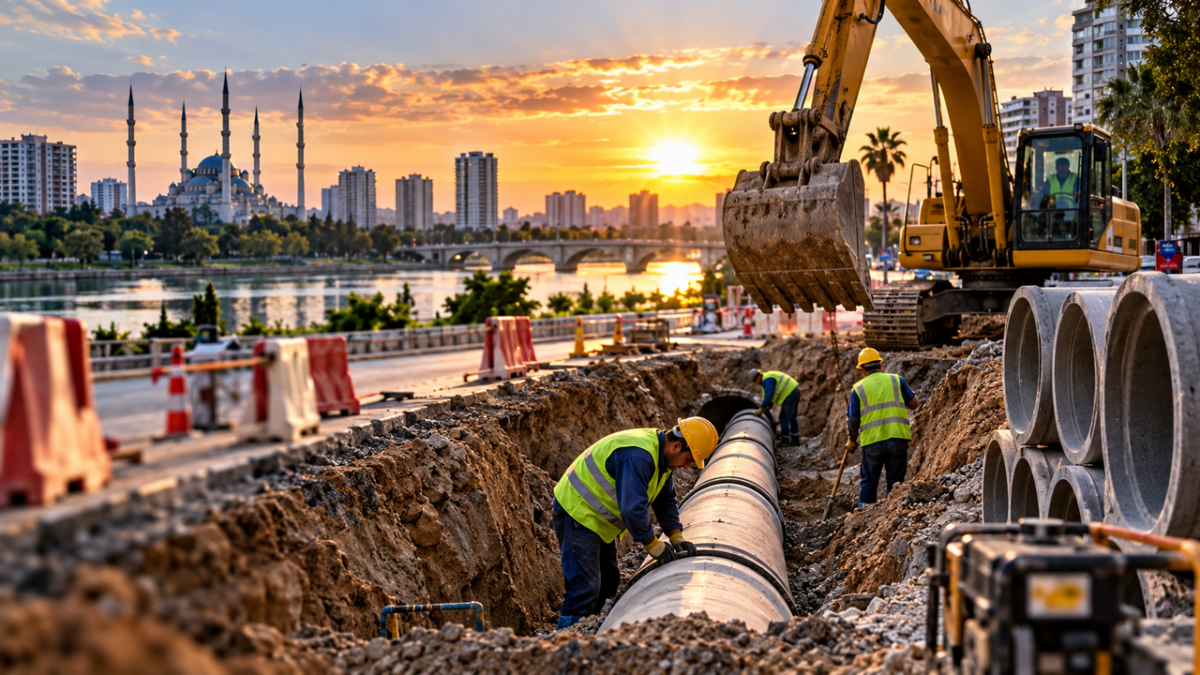 Adana’da 4 Dev İlçeyi İlgilendiren Dev Proje! ASKİ İhale Tarihini Ve Detayları Açıkladı