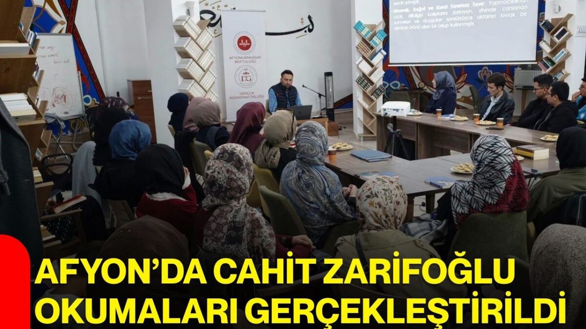 Afyon’da Cahit Zarifoğlu okumaları gerçekleştirildi