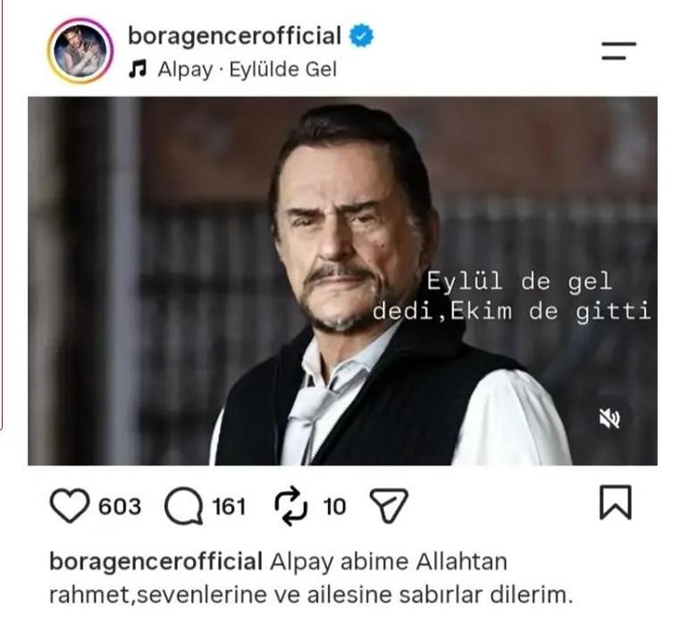 Alpay’ın cenaze programı belli oldu Usta sanatçı son yolculuğuna uğurlanacak
