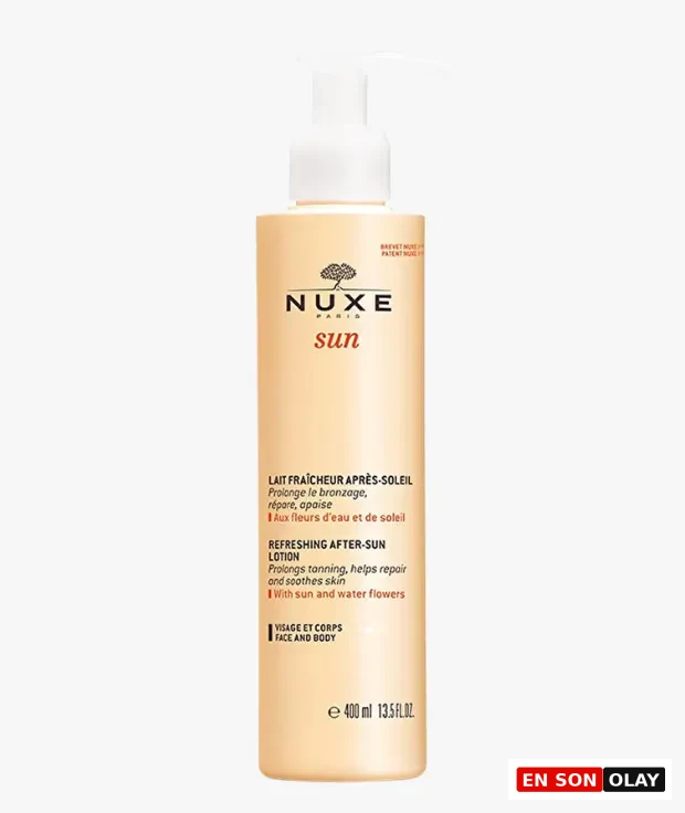 Marka Adı: Nuxe
Ürün Adı: Nuxe Unisex Ferahlatıcı Güneş Sonrası Losyon 400 ml
Ürün Cinsiyeti: Unisex
Ürün Tipi: Güneş Sonrası Losyon
Ürün Sezonsallığı: Yaz
Ürün Çeşidi: Vücut ve Yüz Bakım Losyonu
Ürün Özellikleri: Nuxe Ferahlatıcı Güneş Sonrası Losyon, güneşlenmenin ardından cildi tazelemek, onarmak ve yatıştırmak için özel olarak formüle edilmiştir. Cildin bronzluğunu uzatmaya yardımcı olur. Su ve güneş çiçekleri özleriyle zenginleştirilmiş ipeksi dokuya sahip bu losyon, UV ışınlarına maruz kalan cildi hücresel düzeyde sakinleştirir. İçeriğindeki hidrojene hindistan cevizi ve ayçiçeği yağı sayesinde kuruyan epidermisin lipid rezervlerini yeniler. Doğal inositol molekülü ile melanin sentezini uyararak bronzluğun kalıcılığını iki haftaya kadar artırırken, mika mineralleri ile tene rafine, ışıltılı ve sağlıklı bir görünüm kazandırır. 400 ml hacmindedir ve pratik pompalı şişesiyle kolayca uygulanabilir. Yüz ve vücut için uygundur.
Öne Çıkan Detaylar:
- Bronzluğun kalıcılığını artırarak rengini iki haftaya kadar uzatır.
- Cildi güneş sonrası hücresel düzeyde onarır ve yatıştırır.
- Su sümbülü, fagraea çiçekleri, hindistan cevizi ve ayçiçeği yağı gibi doğal özler içerir.
Kimler Kullanıyor?: Güneşlenmeyi seven, yaz aylarında cildinin konforunu ve bronzluğunun kalıcılığını önemseyen herkes bu ürünü tercih edebilir. Cildini güneşin yıpratıcı etkilerinden sonra nemlendirmek, onarmak ve yatıştırmak isteyen, aynı zamanda ışıltılı ve sağlıklı bir bronzluk arayan bireyler için idealdir. Doğal içerikleri ve hafif dokusuyla ferah bir cilt bakımı deneyimi arayanlar için uygundur.