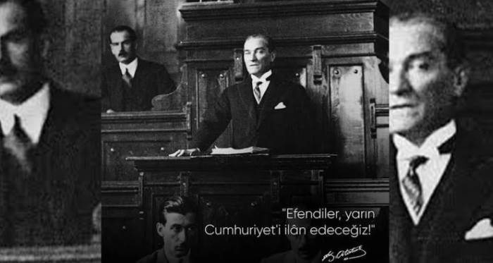 Atatürk “Efendiler, Yarın Cumhuriyeti İlan Edeceğiz” Sözünü Nerede Söyledi? Tarihi Konuşmanın Hikâyesi