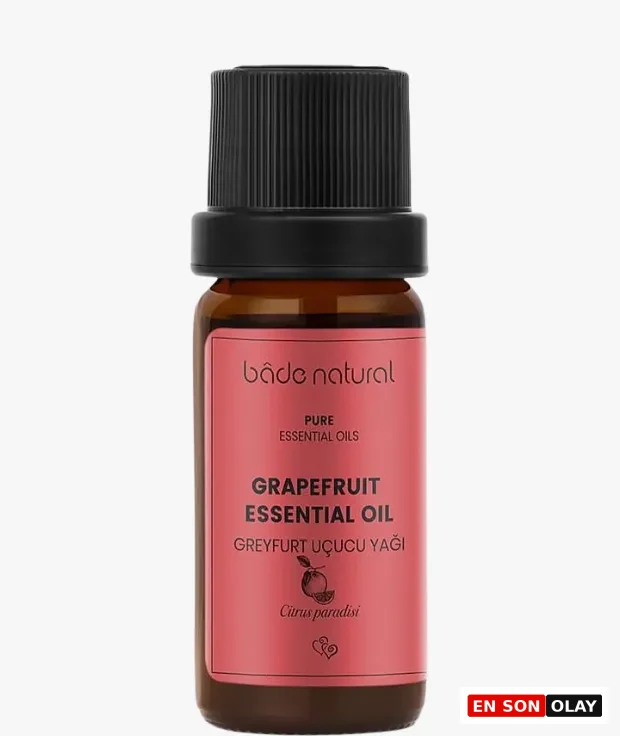 Bade Natural greyfurt uçucu yağı grapefruit essential oil Citrus paradisi aromaterapi cam şişe yağ