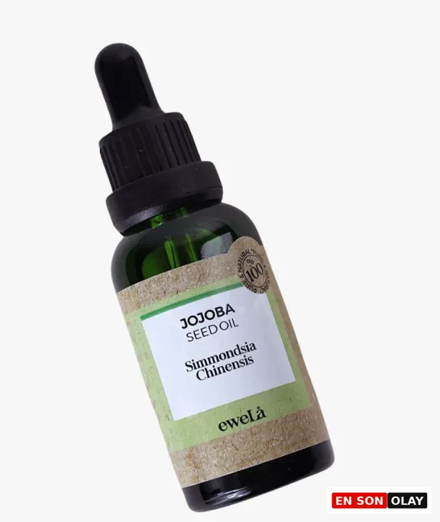 Ewela jojoba seed oil Simmondsia chinensis jojoba yağı cam damlalıklı şişe doğal bitkisel yağ
