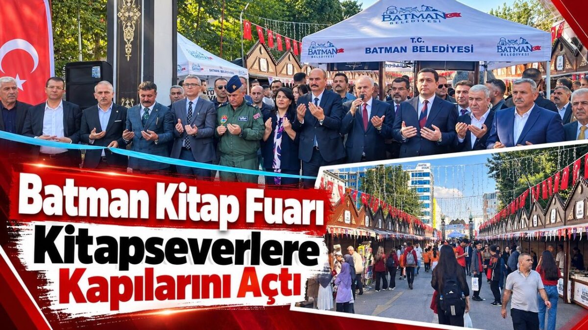 Batman Kitap Fuarı Kitapseverlere Kapılarını Açtı