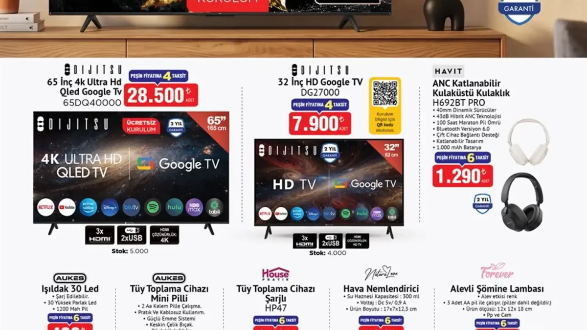 BİM 25 Ekim 2026 Aktüel Ürünler Kataloğu İndirim Listesi