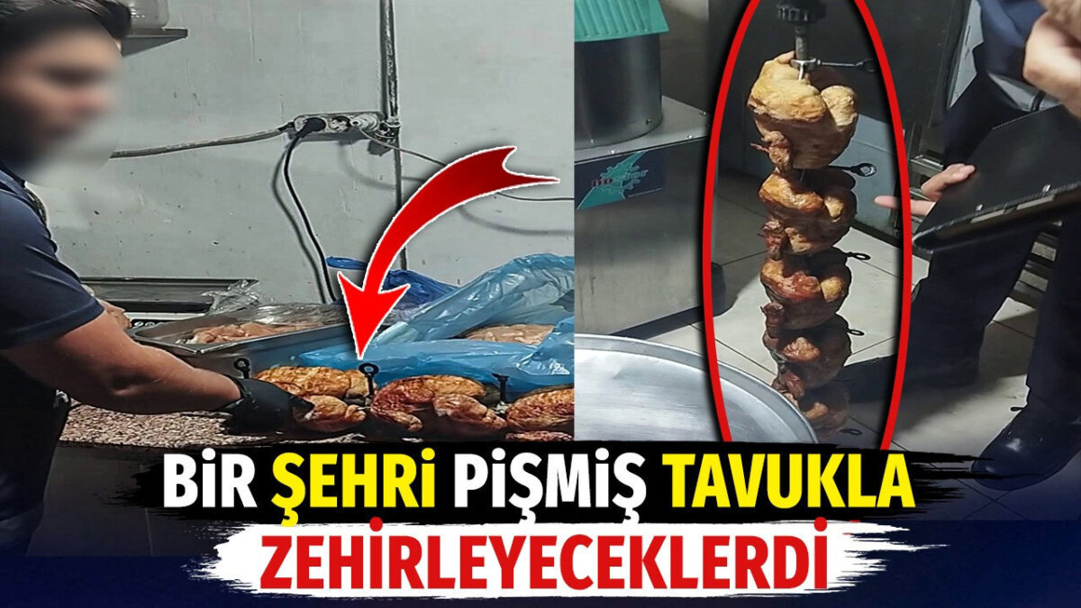 Bir şehri pişmiş tavukla zehirleyeceklerdi