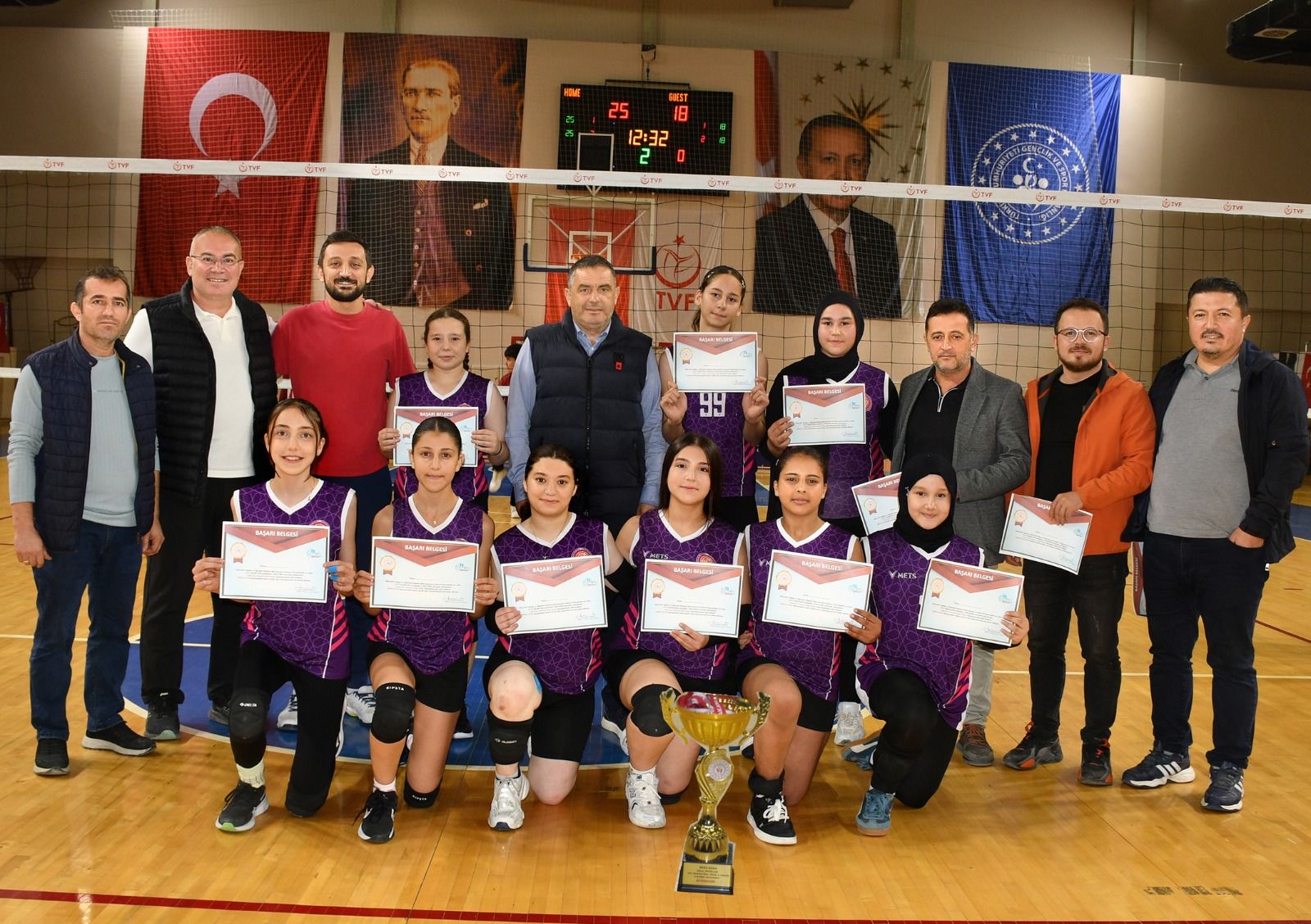 Çarşamba’da final heyecanı! Mustafa Kemal Ortaokulu zirvede