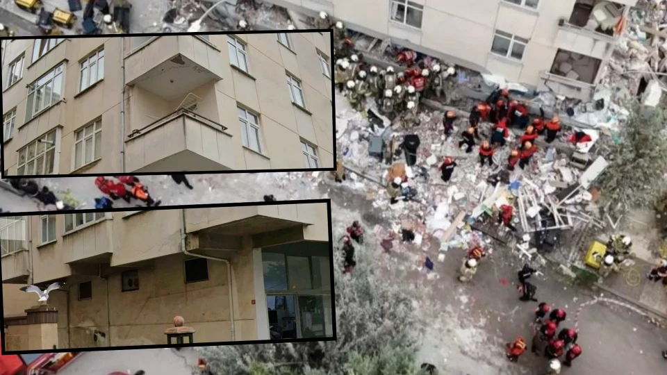 Maltepe'de çöken binanın eski görüntüleri ortaya çıktı: Dikkat çeken detaylar! Kolonlar mı kesildi?