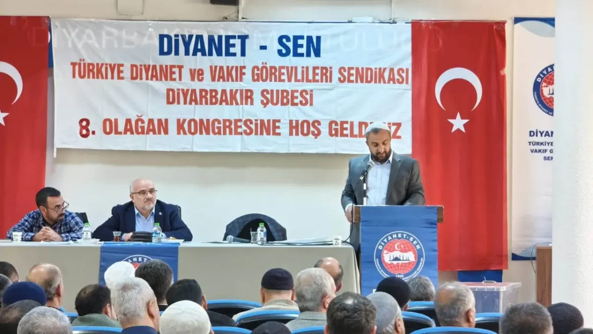 Diyanet-Sen Diyarbakır’da ‘takkeli başkan’ dönemi